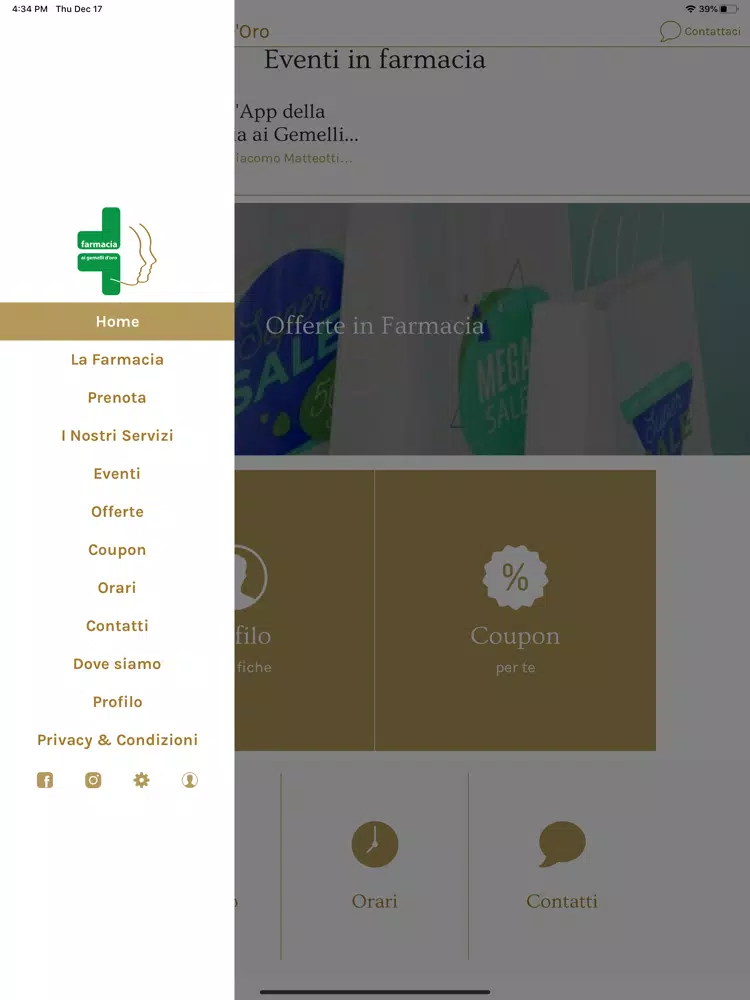 Скриншоты Farmacia ai Gemelli d'Oro iPad 