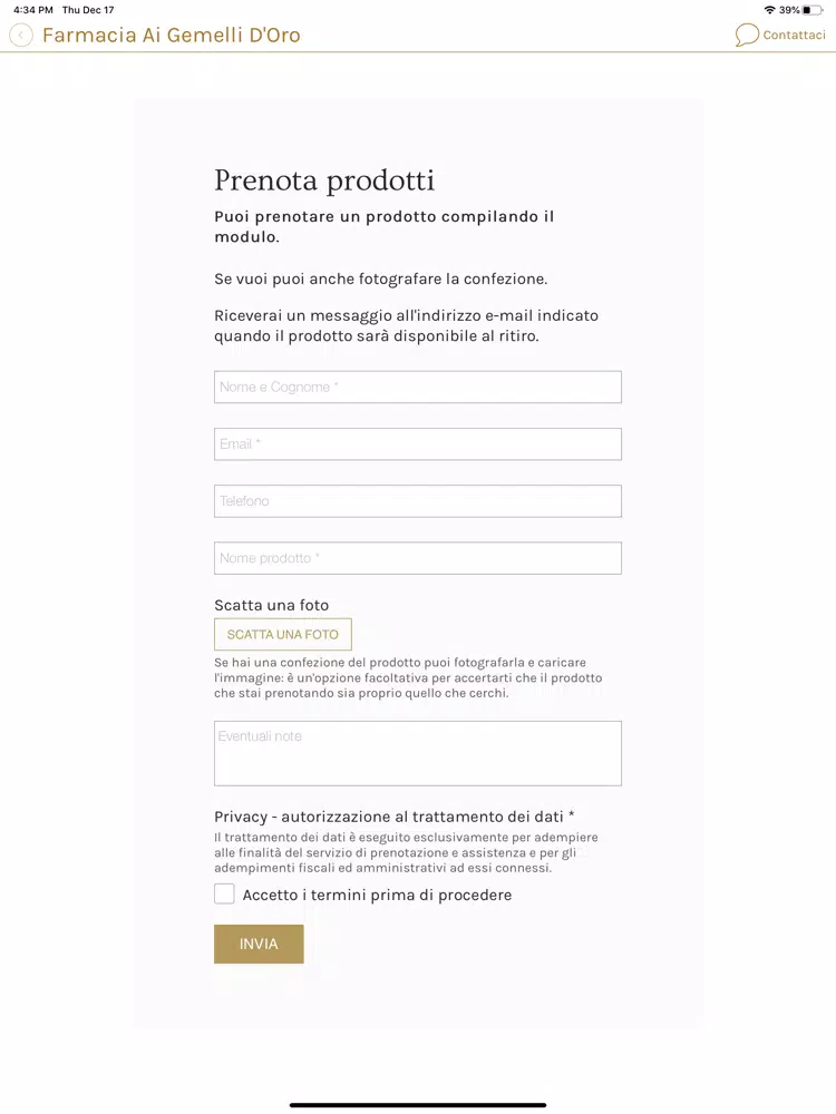 Скриншоты Farmacia ai Gemelli d'Oro iPad 