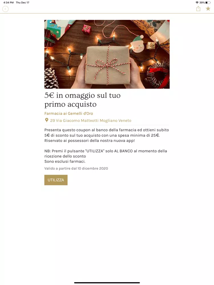 Скриншоты Farmacia ai Gemelli d'Oro iPad 