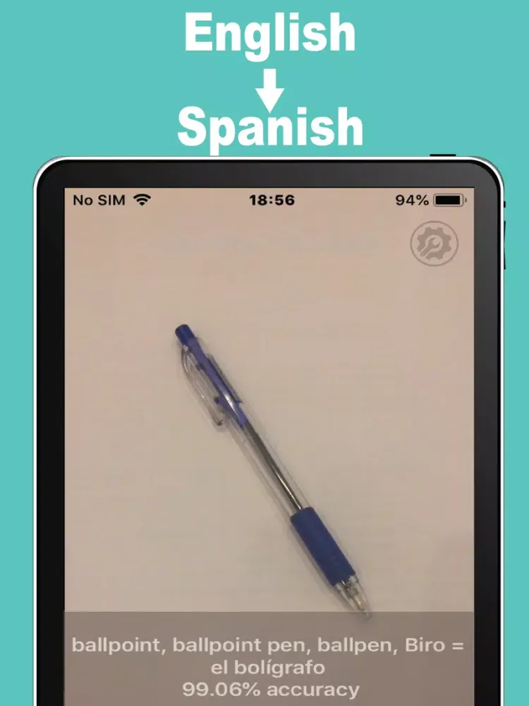 Camera Translator-Use Core ML iPad  سکرین شاٹس