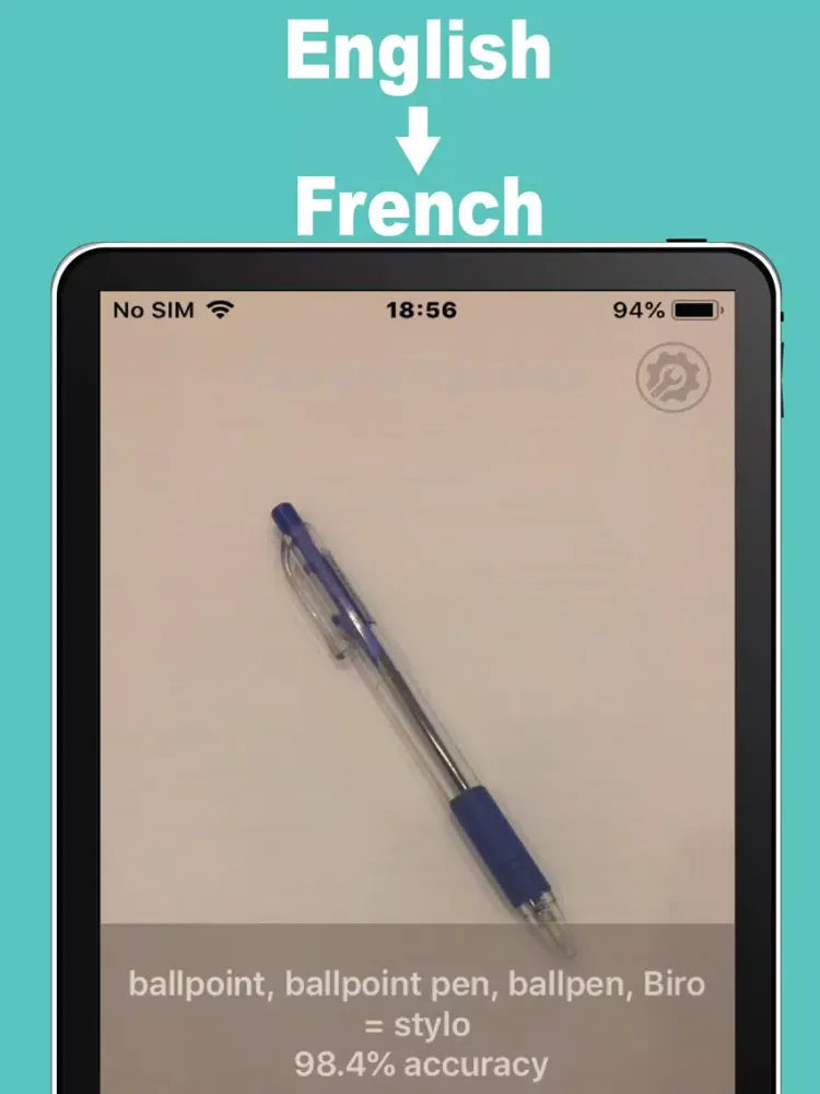 Camera Translator-Use Core ML iPad  سکرین شاٹس