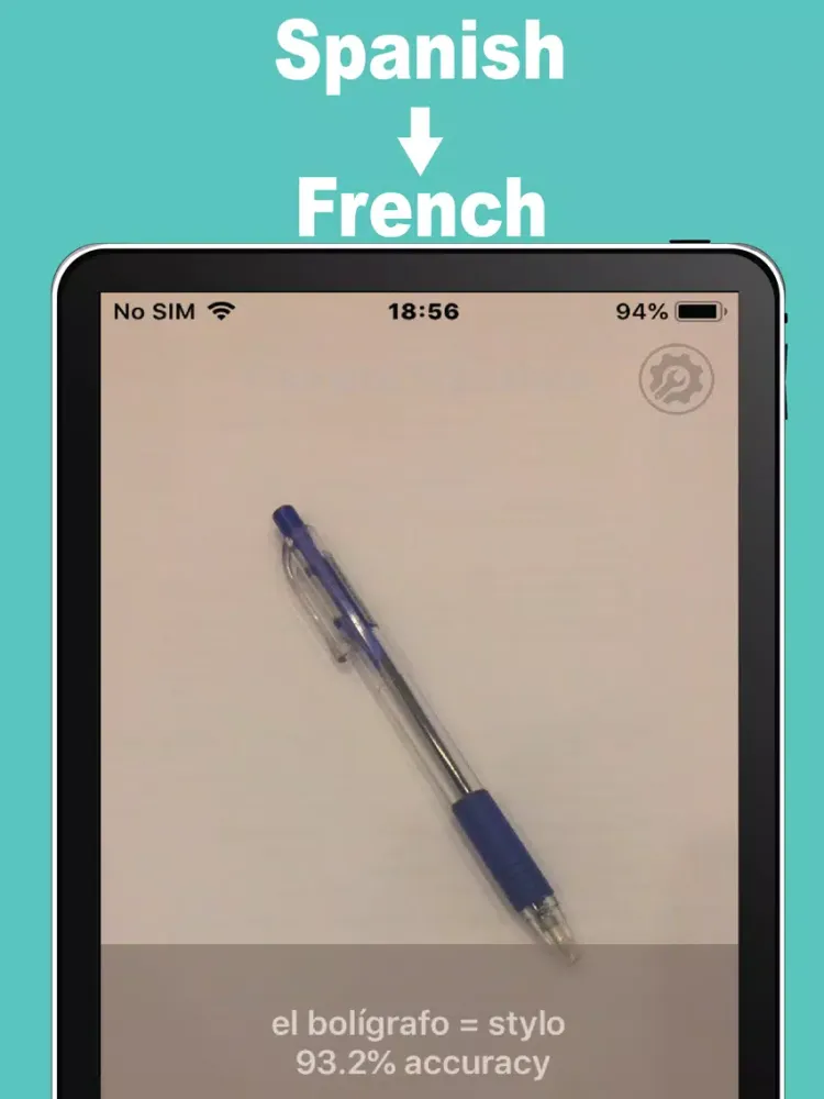 Camera Translator-Use Core ML iPad  سکرین شاٹس