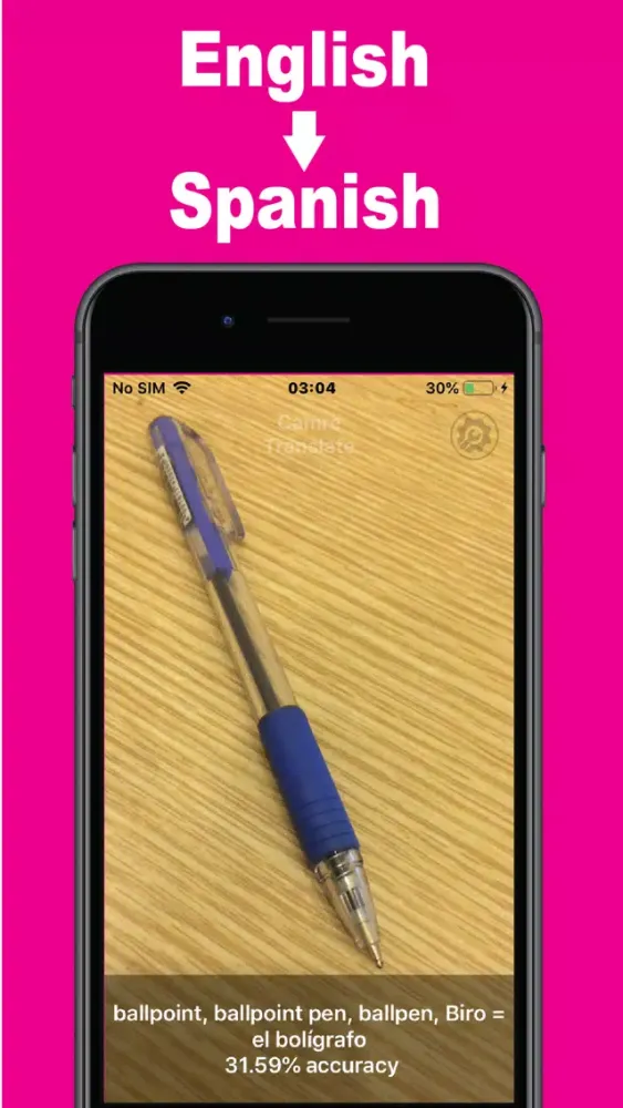 Camera Translator-Use Core ML سکرین شاٹس