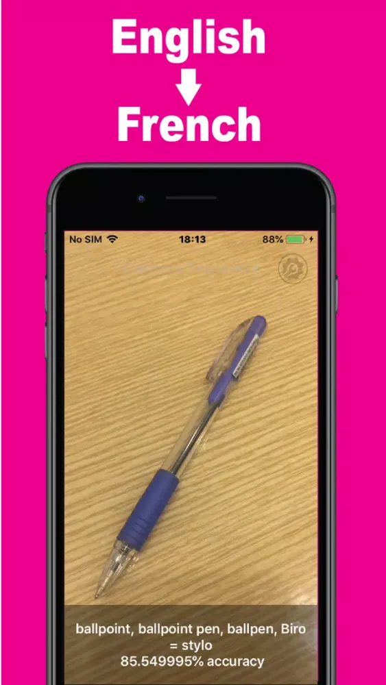 Camera Translator-Use Core ML سکرین شاٹس