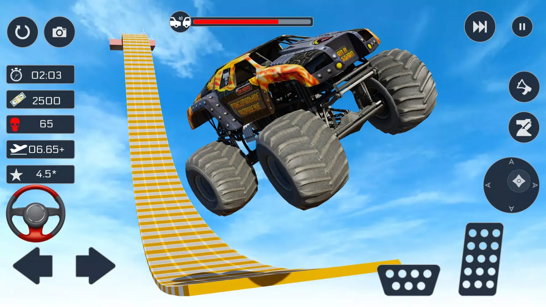 Monster Truck: Stunt Mega Ramp应用截图