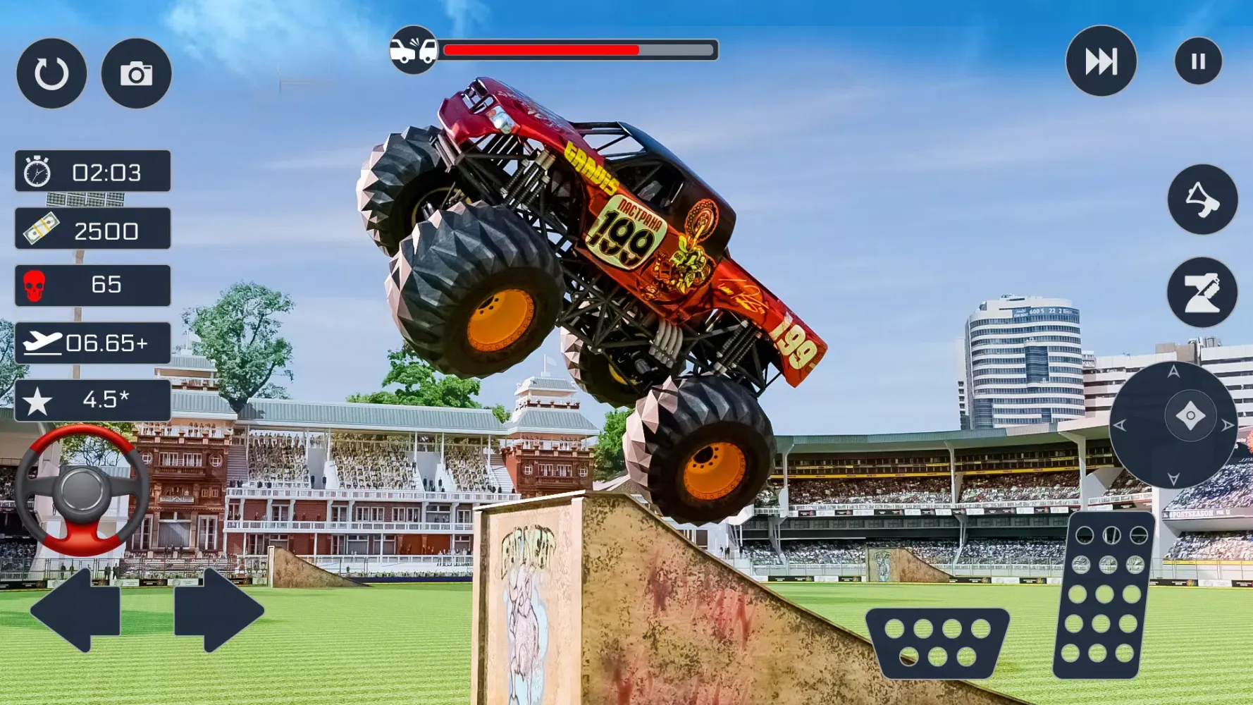 Monster Truck: Stunt Mega Ramp应用截图