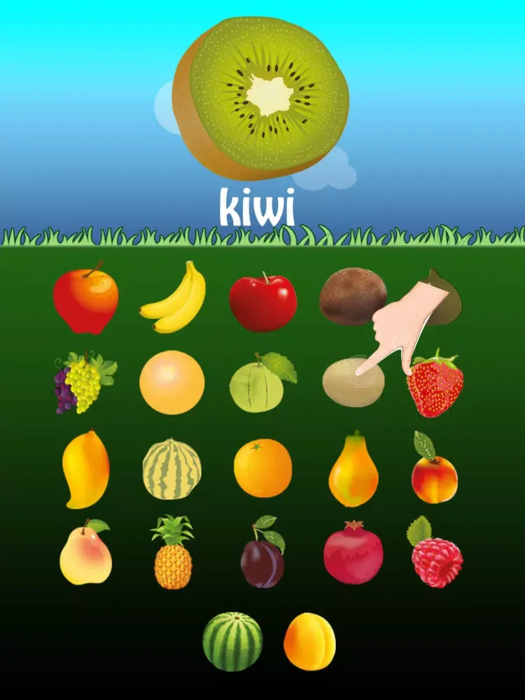 ภาพหน้าจอของ French Fruits Go for Kids iPad 