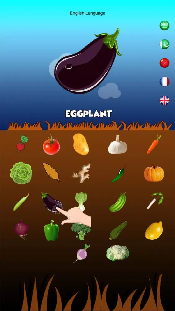 Multilingual Vegetable Names স্ক্রিনশট