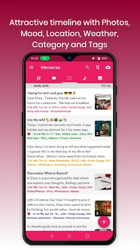 Memorize - Journal, Diary Screenshots