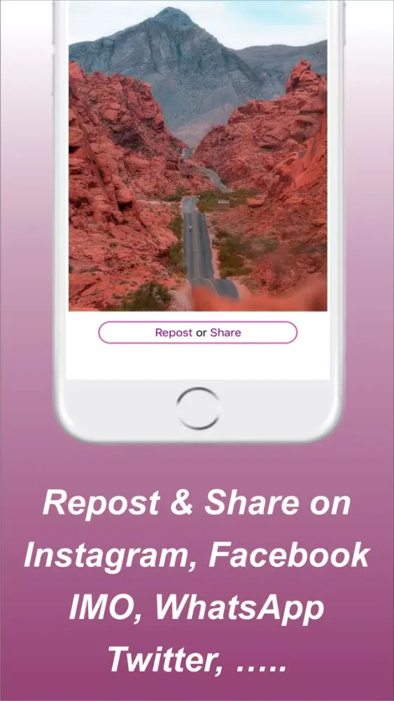 Screenshot di RepostAll