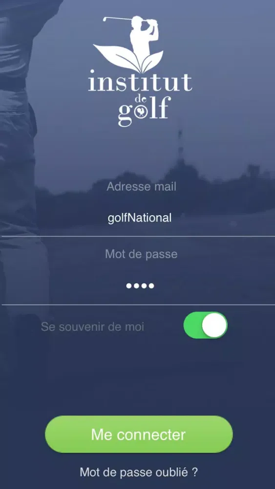 Ảnh chụp màn hình của Golf National Institut
