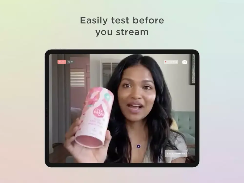 Faire Live: Livestreaming iPad  स्क्रीनशॉट