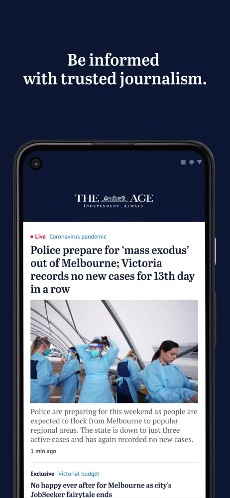 Captures d'écran de The Age