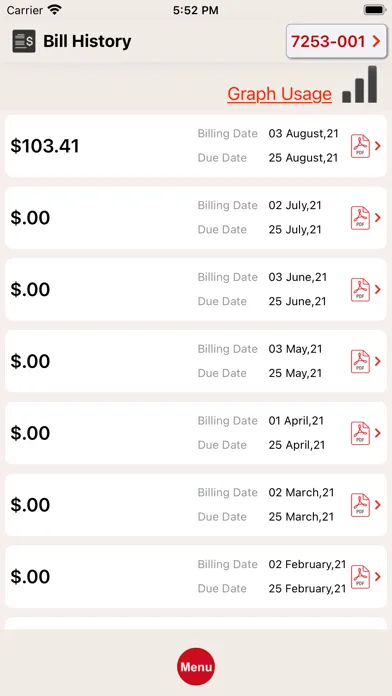 Ảnh chụp màn hình của FEC Mobile