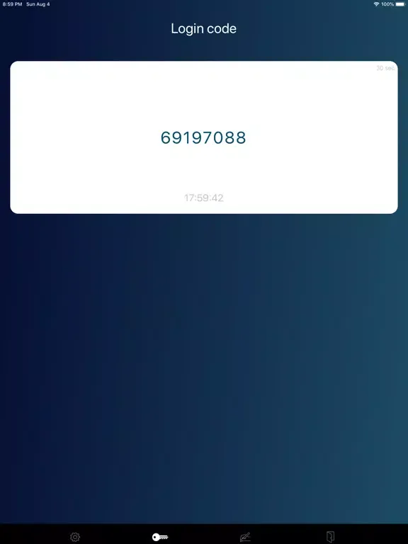 FPP Authenticator iPad 应用截图