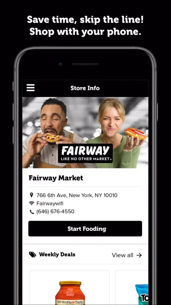 Tangkapan layar Fairway Mobile Checkout