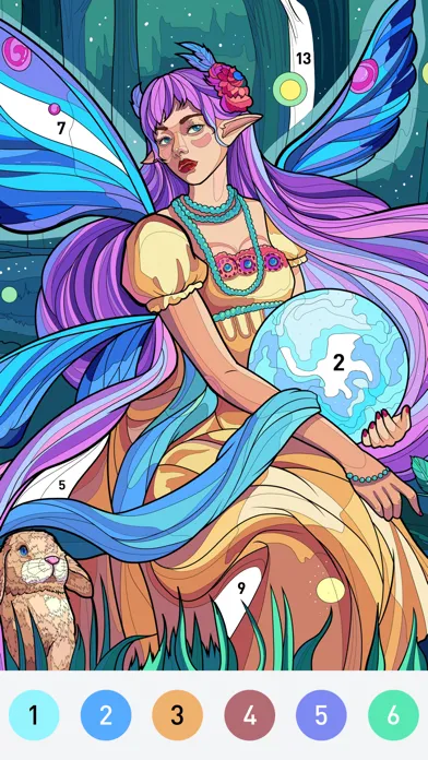 صور Fairy Color - Paint by number