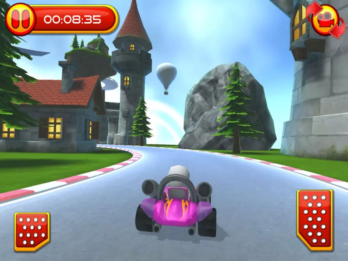 Captures d'écran de Cartoon Land Mini Car Driving Simulation iPad 