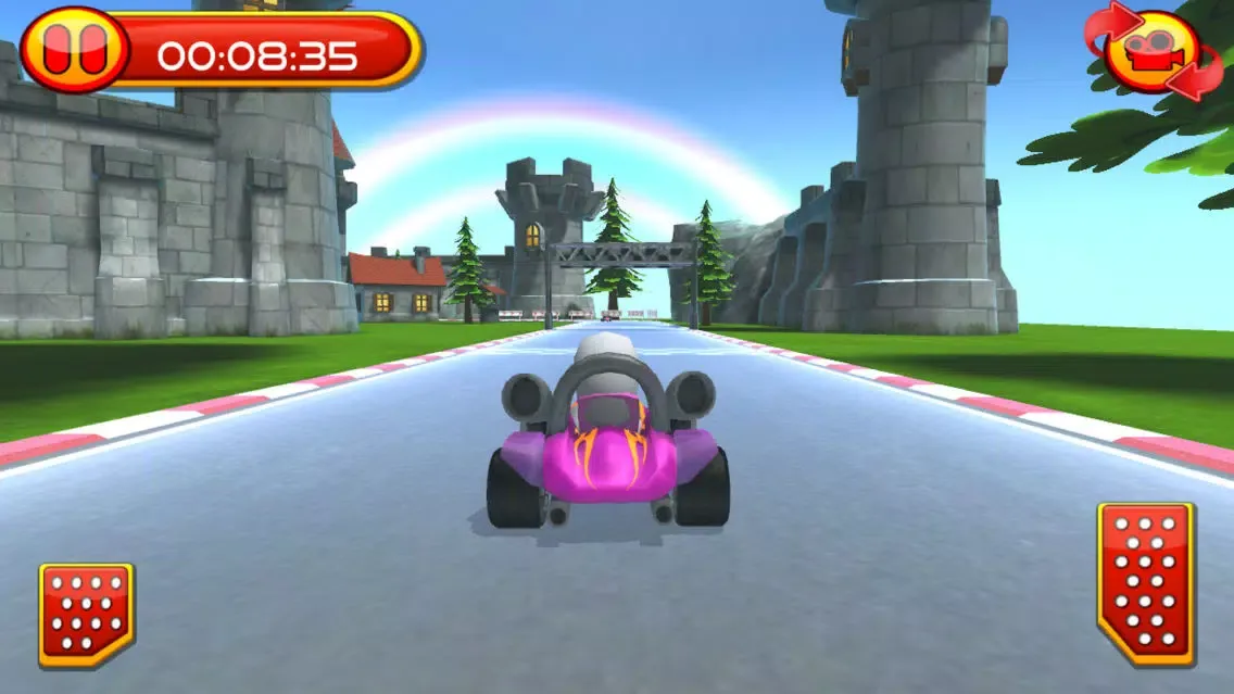 Captures d'écran de Cartoon Land Mini Car Driving Simulation