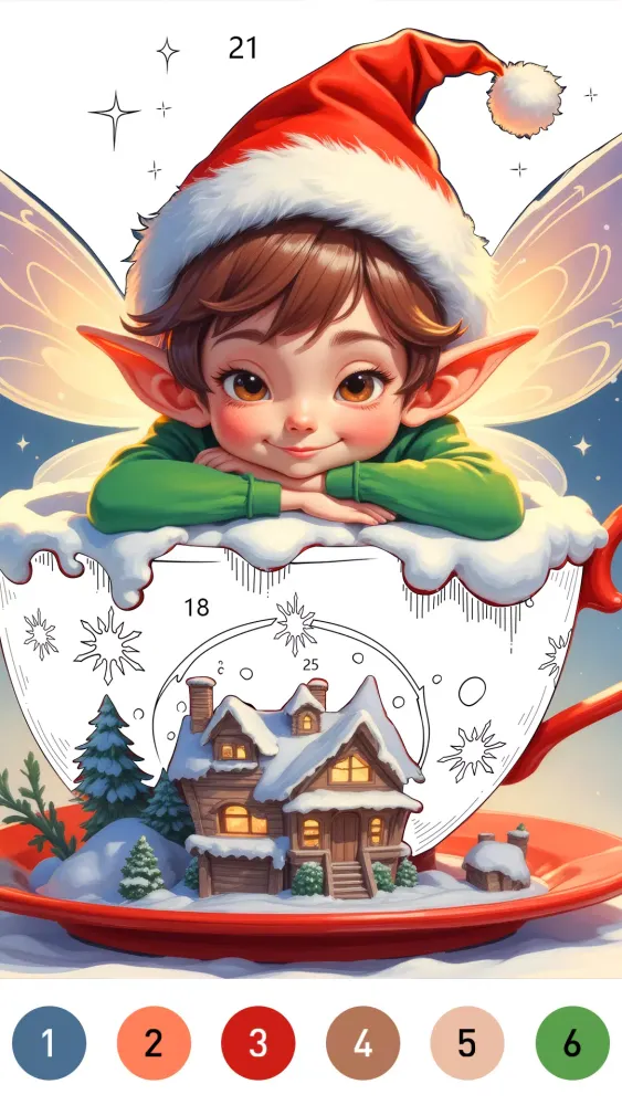 Capturas de tela do Fairytale Color