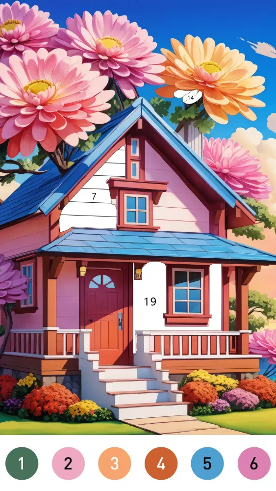 Capturas de tela do Fairytale Color
