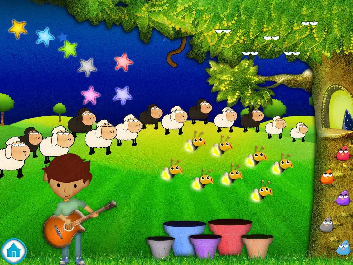 Preschool Bedtime - A Free Kids Musical iPad  سکرین شاٹس