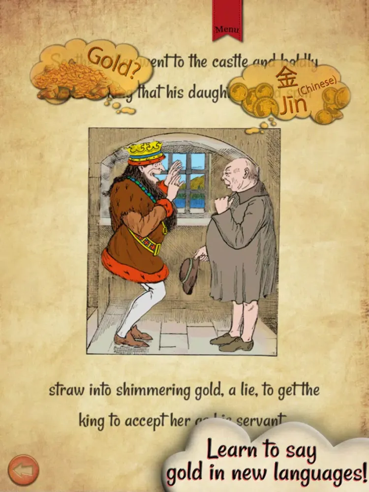 ภาพหน้าจอของ Rumpelstiltskin Free iPad 