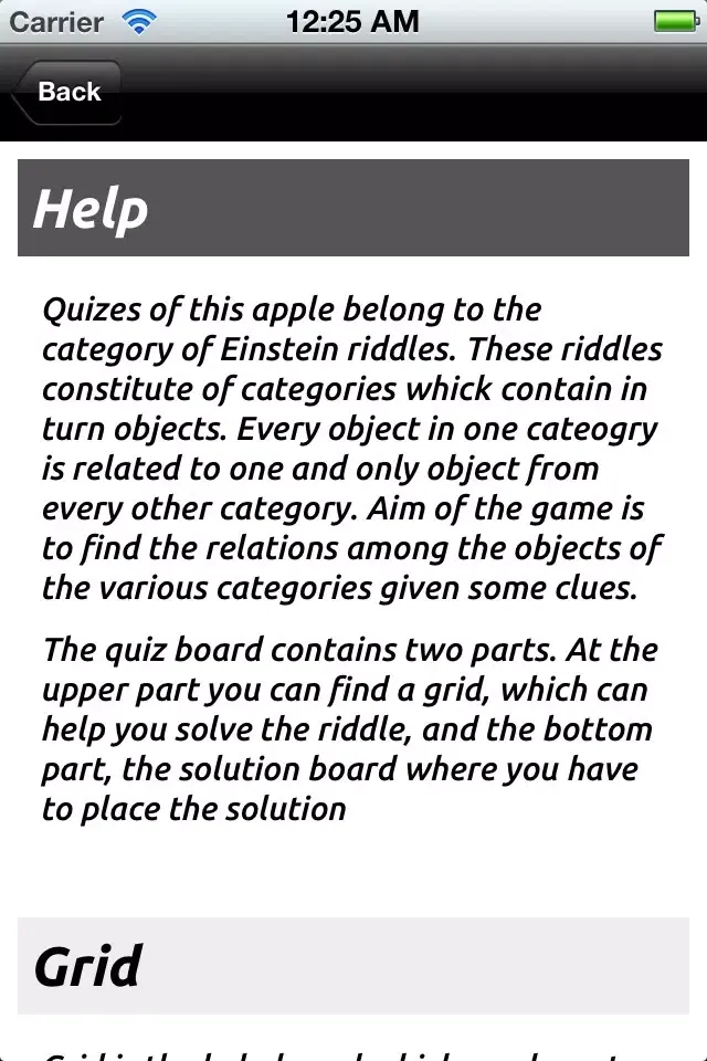 ภาพหน้าจอของ Logic Quiz