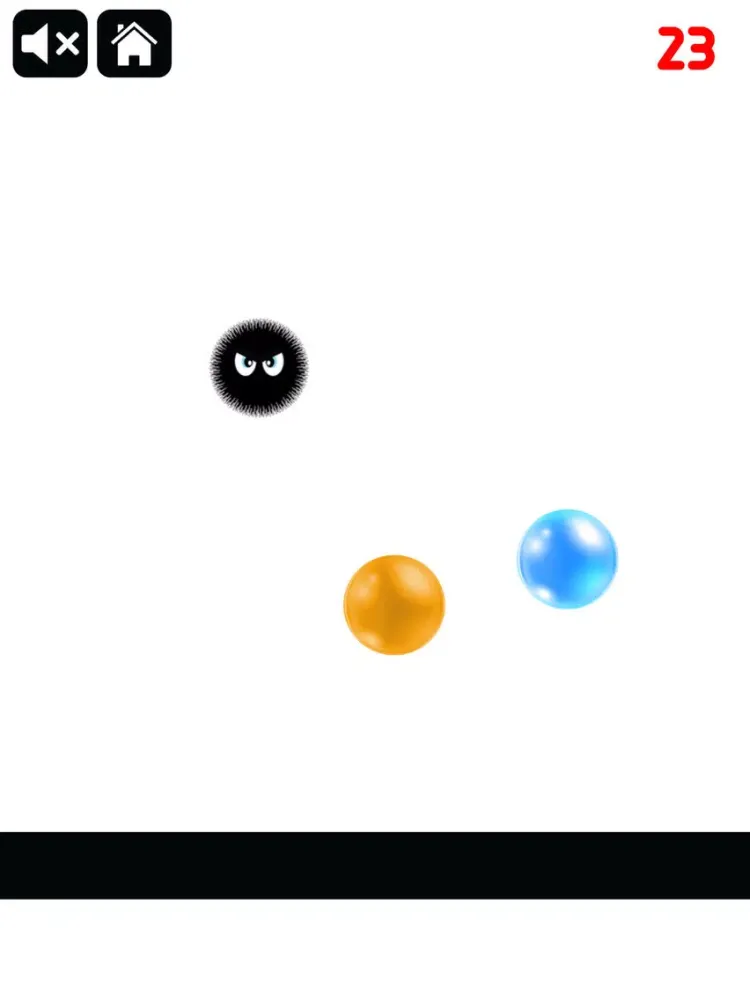 Tangkapan layar Angry Spike iPad 