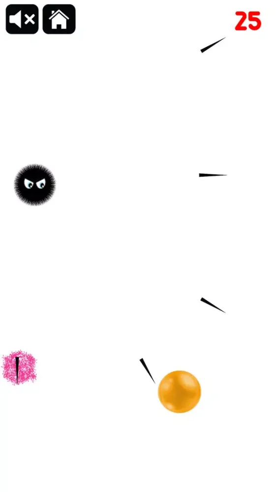 Tangkapan layar Angry Spike