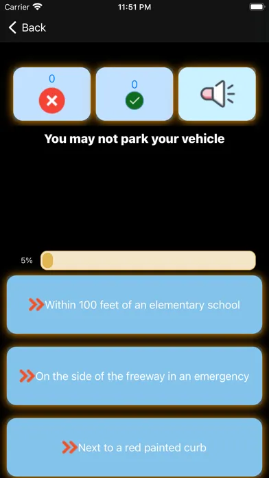 Screenshot di California Permit Preparation