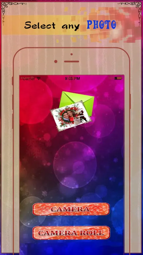 Merry Christmas - Personalized Christmas Greeting Card to Wish Friends 스크린샷