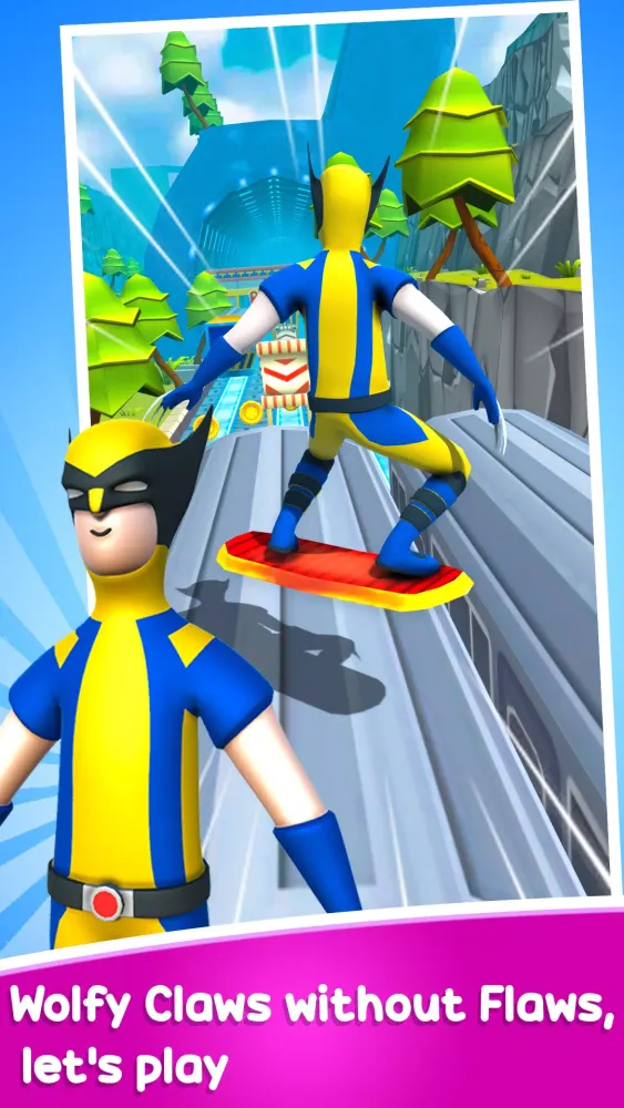 Superhero Run Screenshots