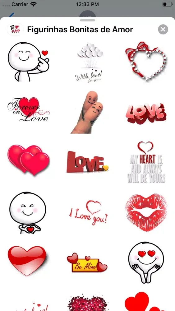 Ảnh chụp màn hình của Figurinhas Bonitas de Amor