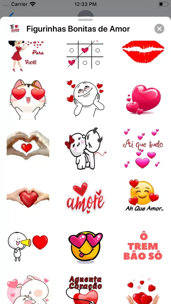 Ảnh chụp màn hình của Figurinhas Bonitas de Amor