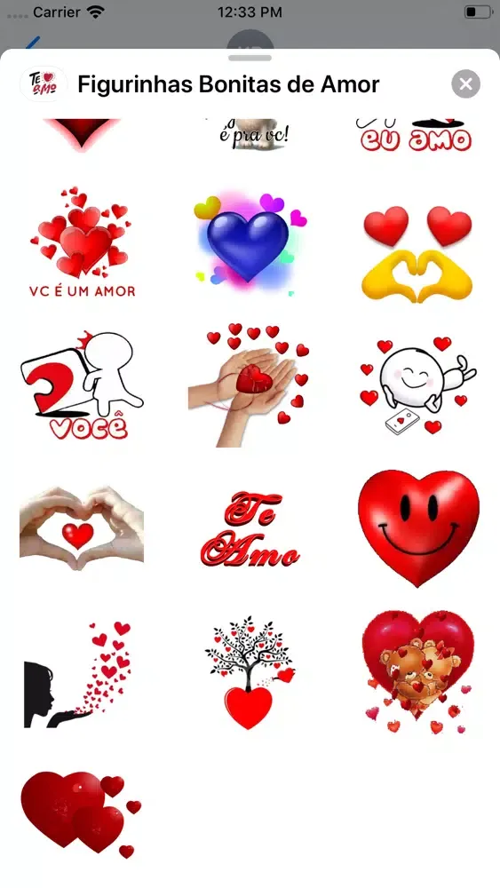 Ảnh chụp màn hình của Figurinhas Bonitas de Amor