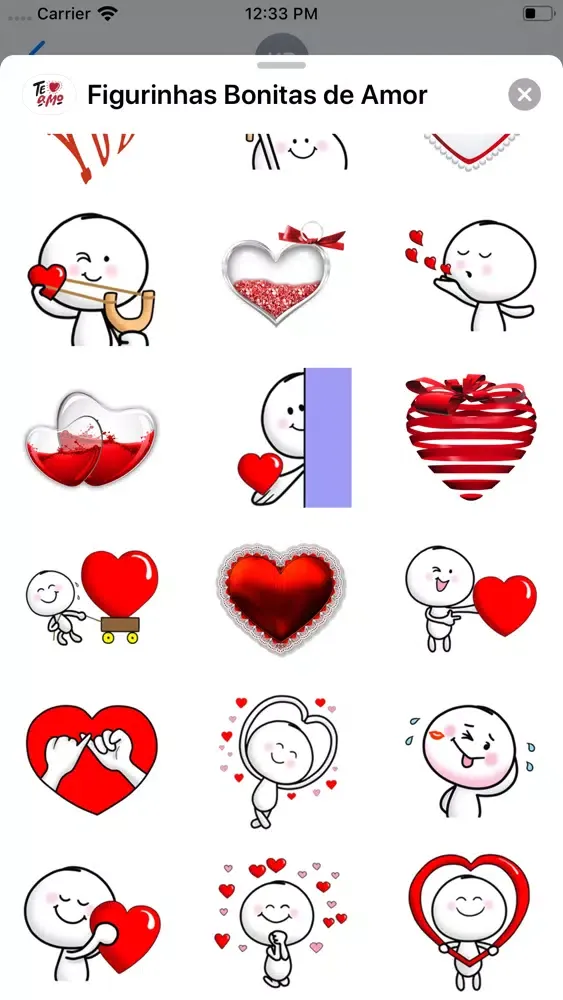 Ảnh chụp màn hình của Figurinhas Bonitas de Amor