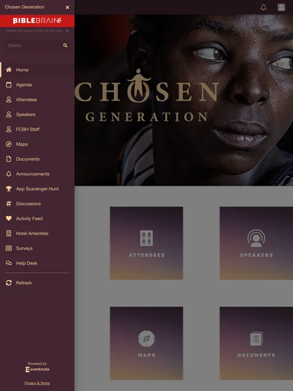 Chosen Generation Event App iPad  スクリーンショット