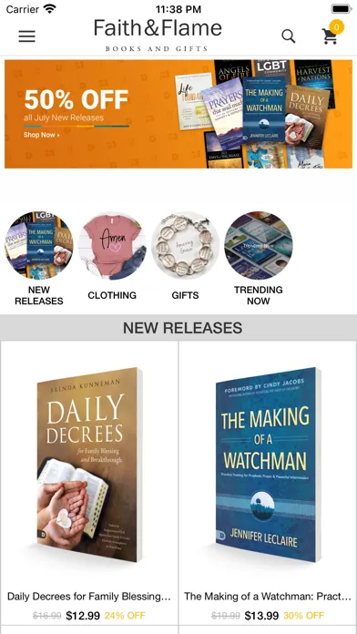 Скриншоты Faith & Flame - Books & Gifts