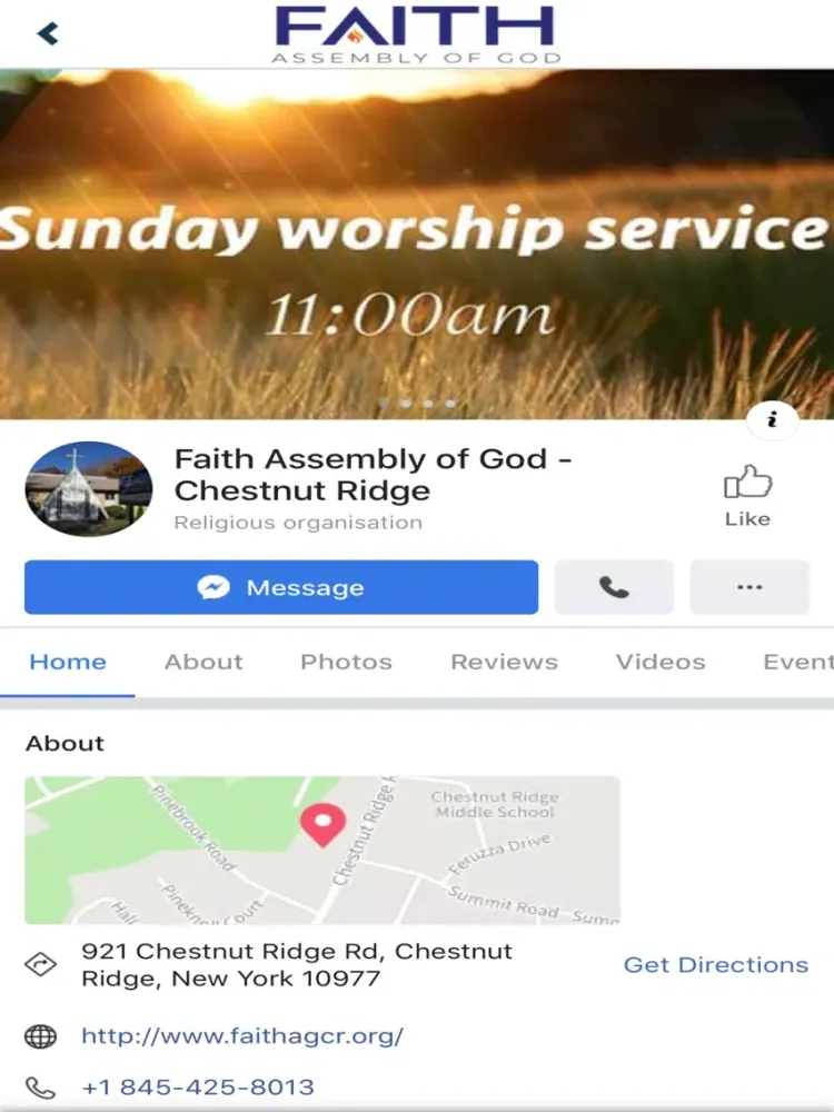 Faith AG Chestnut Ridge iPad 應用截圖