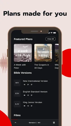 Bible - Audio & Video Bibles سکرین شاٹس