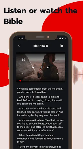 Bible - Audio & Video Bibles سکرین شاٹس
