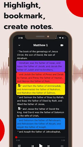 Bible - Audio & Video Bibles سکرین شاٹس