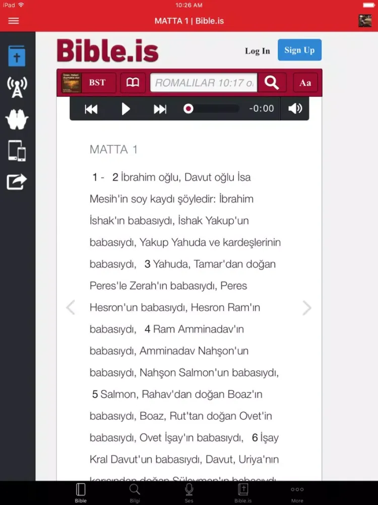 Capturas de pantalla de Kitabı Mukaddes iPad 