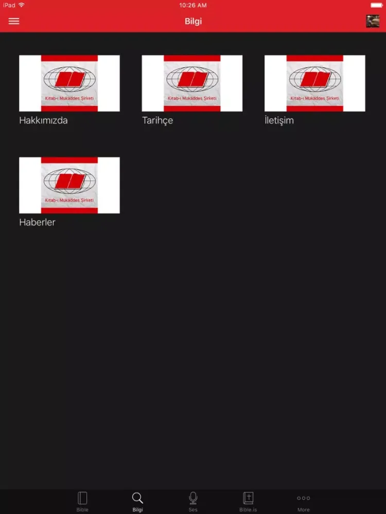 Capturas de pantalla de Kitabı Mukaddes iPad 