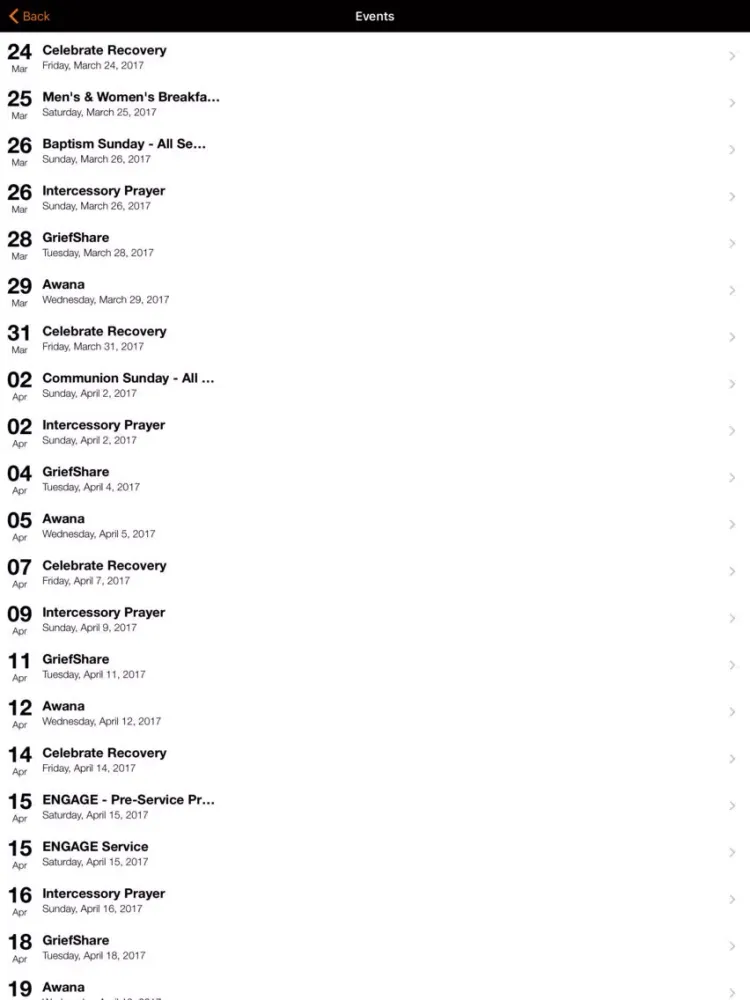 Liberty Church Online iPad  Ekran Görüntüleri