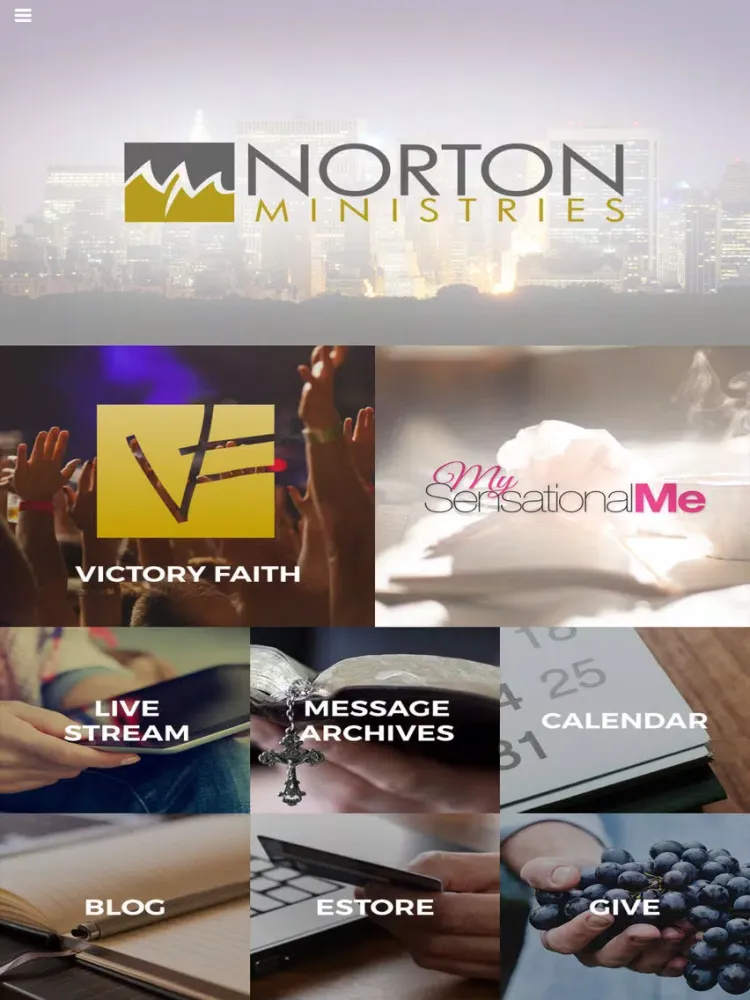 Ảnh chụp màn hình của Norton Ministries iPad 