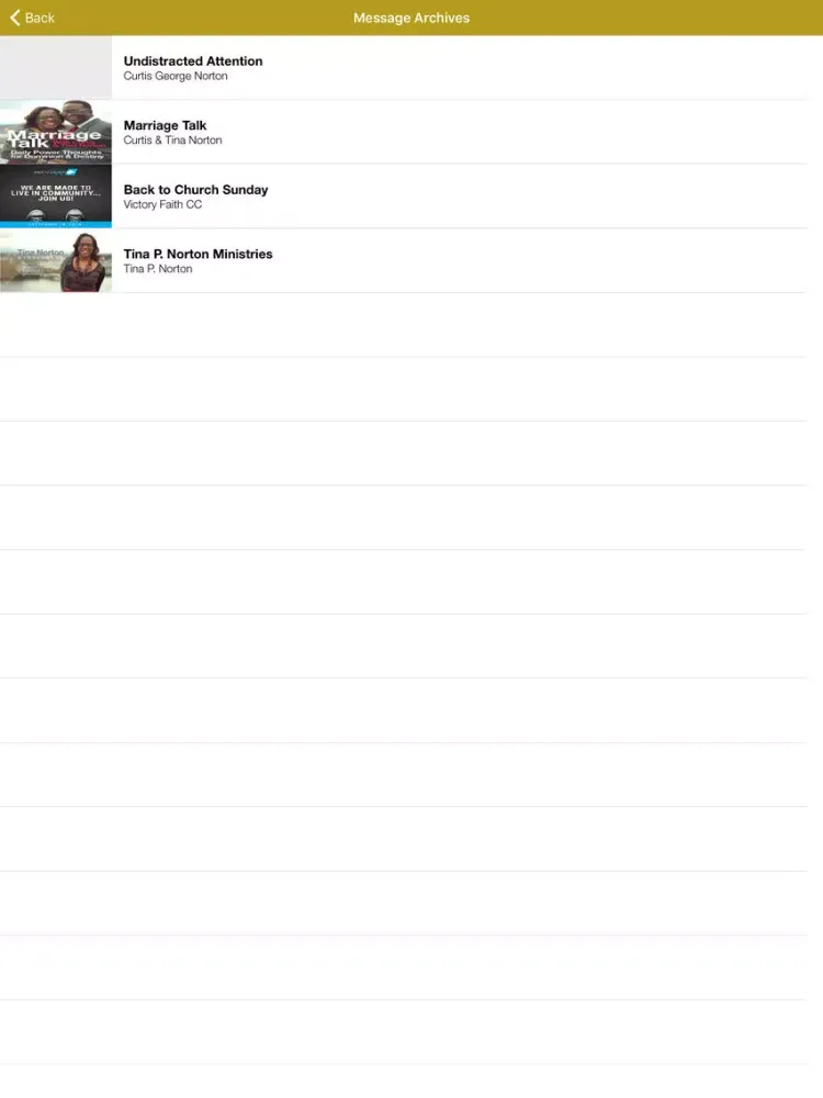 Ảnh chụp màn hình của Norton Ministries iPad 