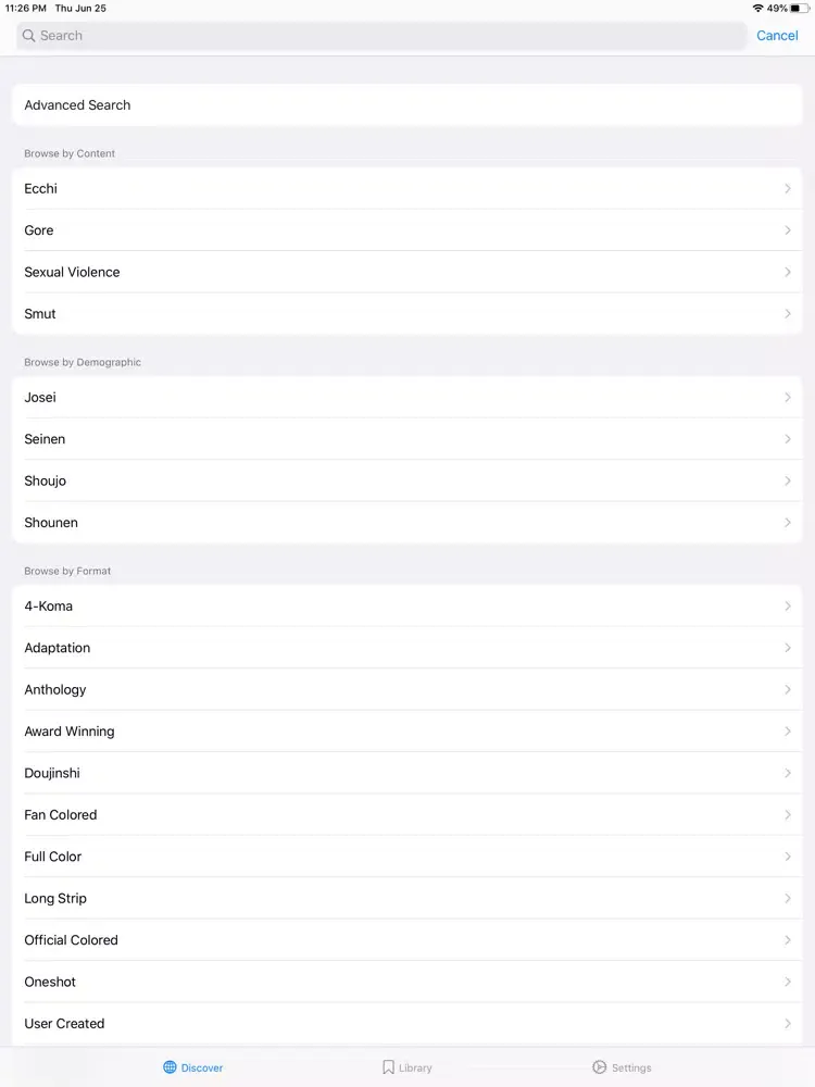 صور Paperback Manga Reader iPad 