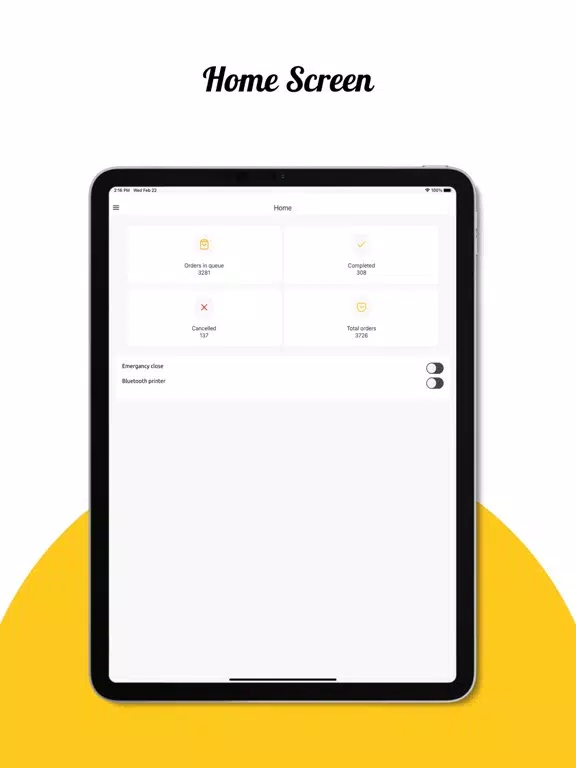 Zrzuty ekranu Vinact - Restaurant POS Admin iPad 